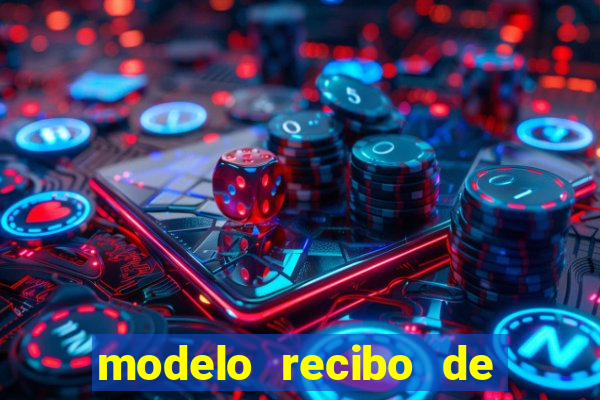 modelo recibo de pagamento autonomo